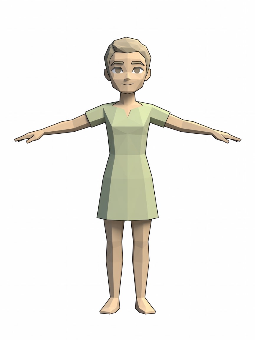 Zen character concept (1 / 4)