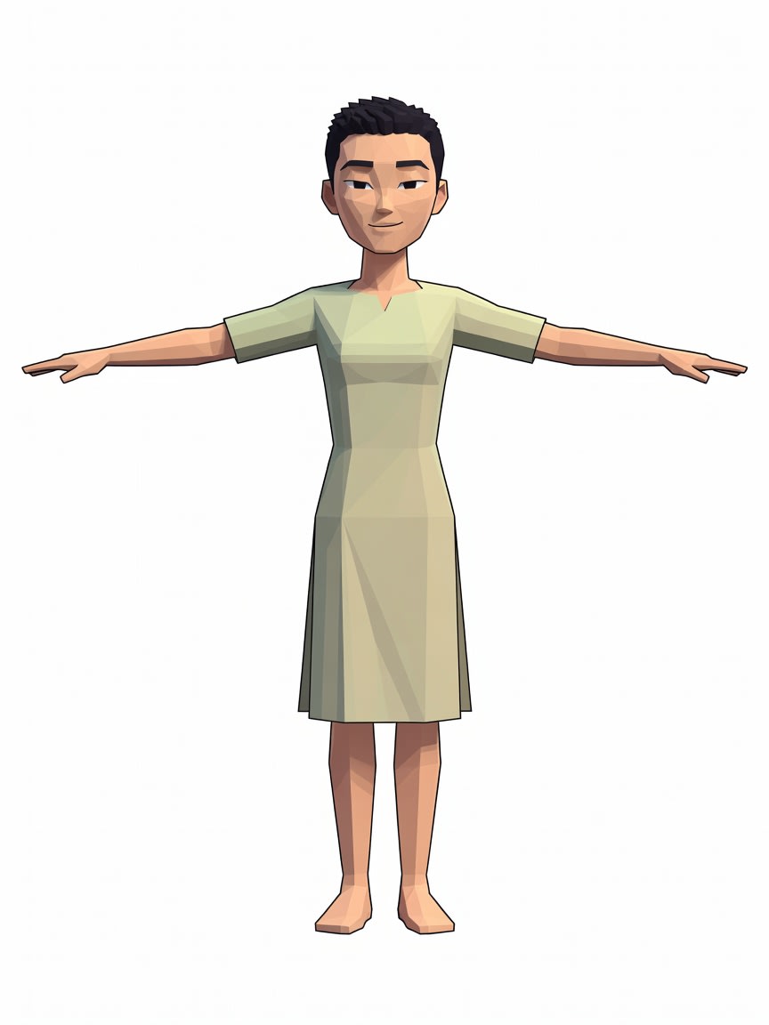 Zen character concept (2 / 4)