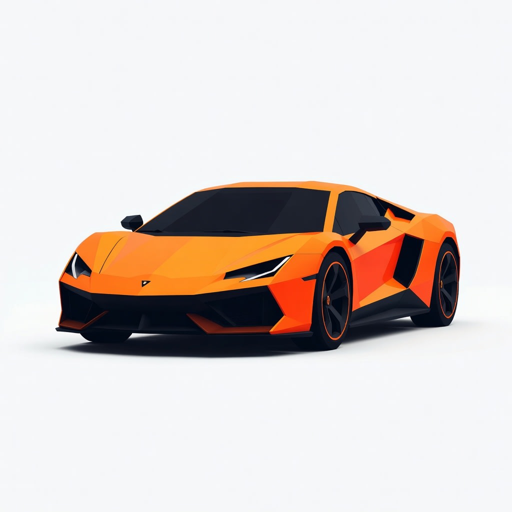 Neon Sports Car Concept