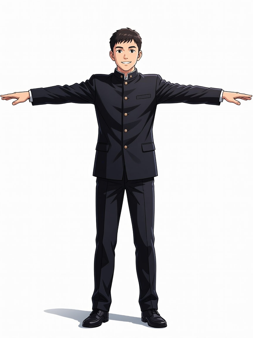 Male Student Concept - Kenji (1 / 2)