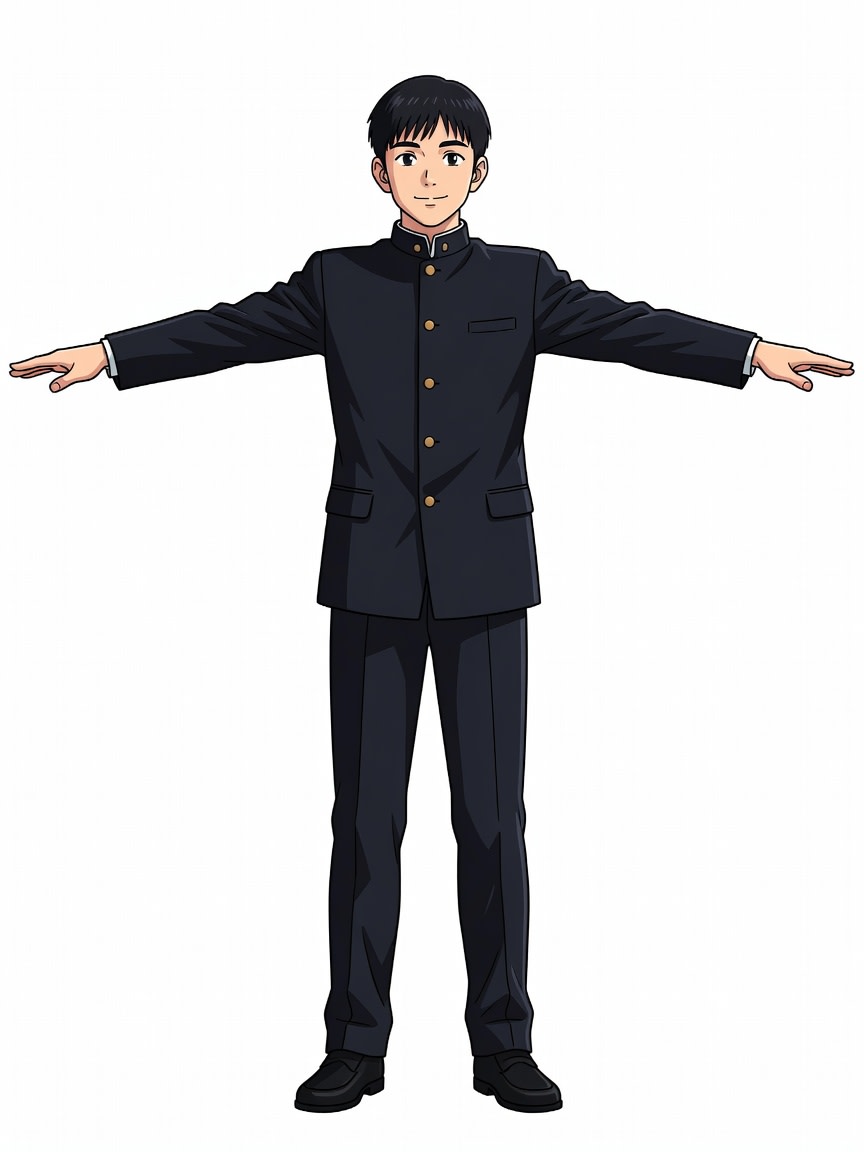 Male Student Concept - Kenji (2 / 2)