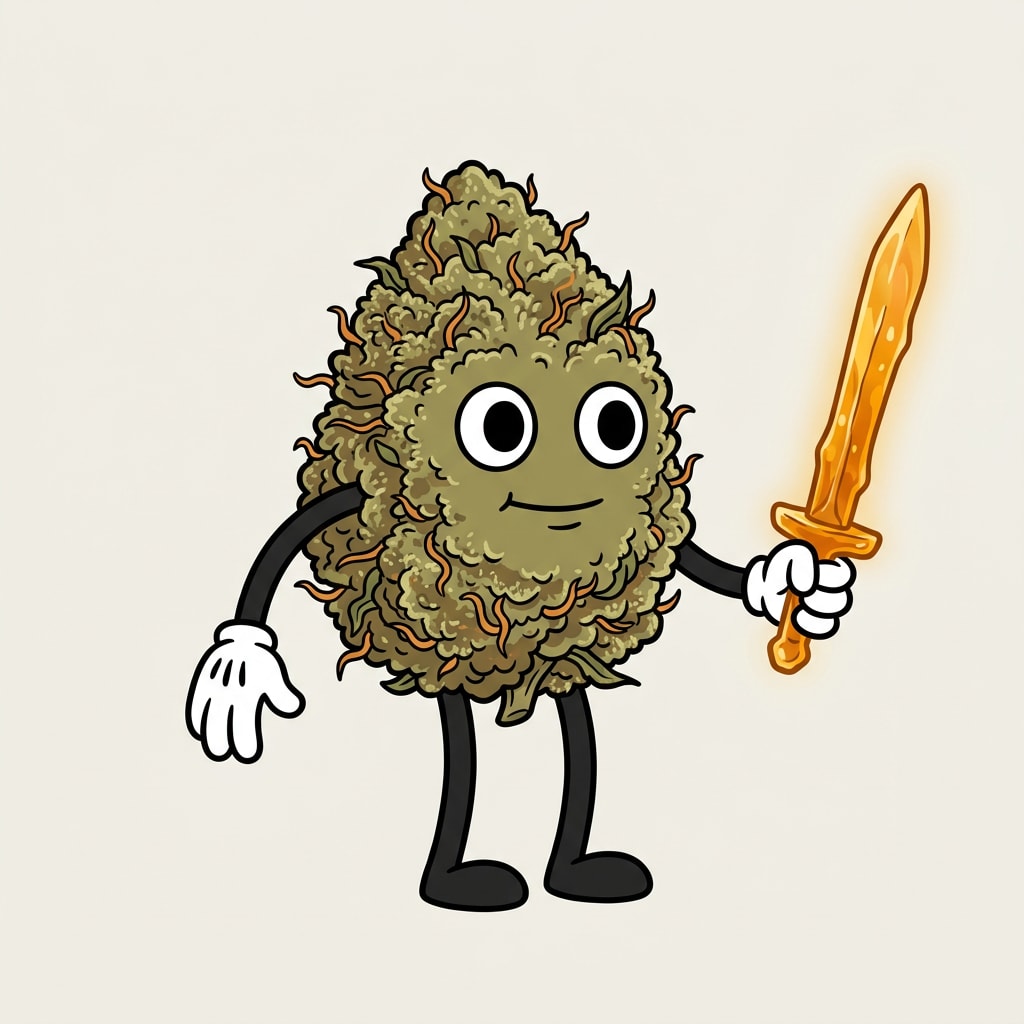 Za Weed Bud - Side View Sprite (2 / 4)