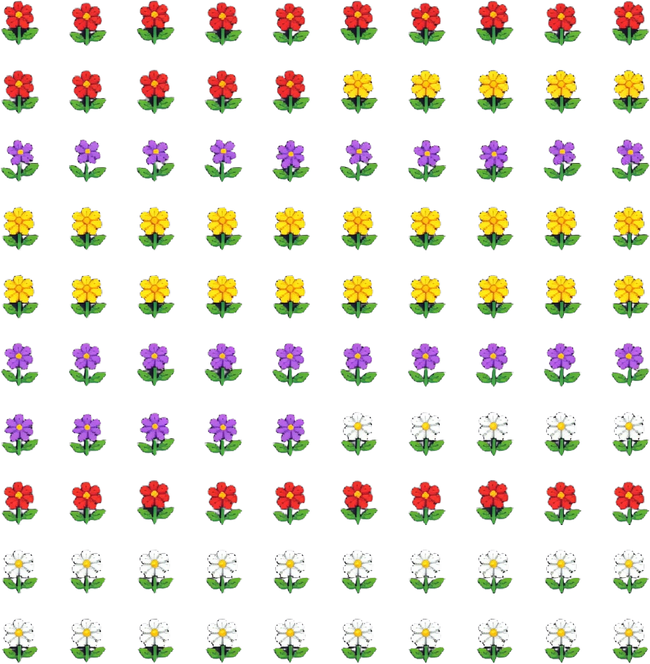Pixel Flowers