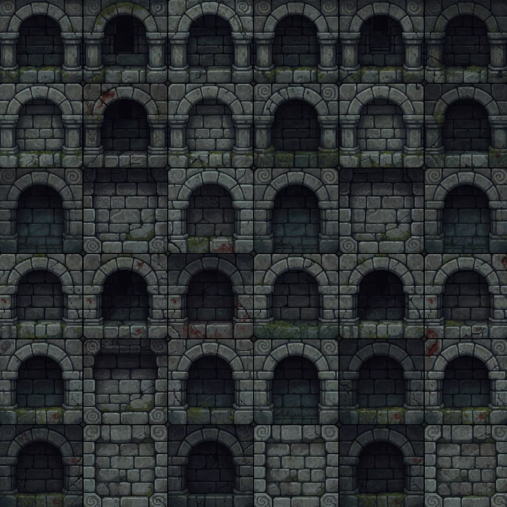 Galician Dungeon Tileset (2 / 4)