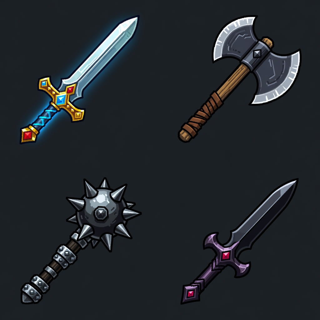 Weapon Icons Set 1 (2 / 4)