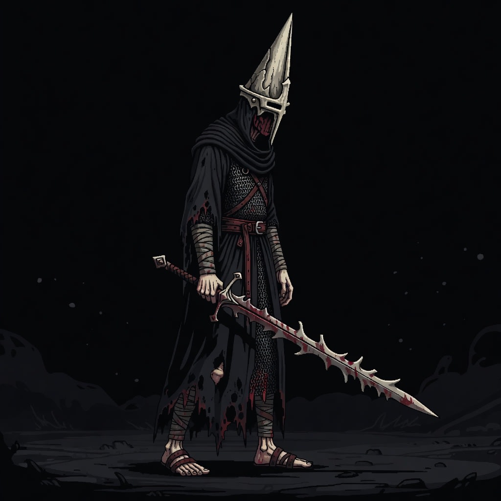 Penitent Warrior - Player Sprite Concept (3 / 3)