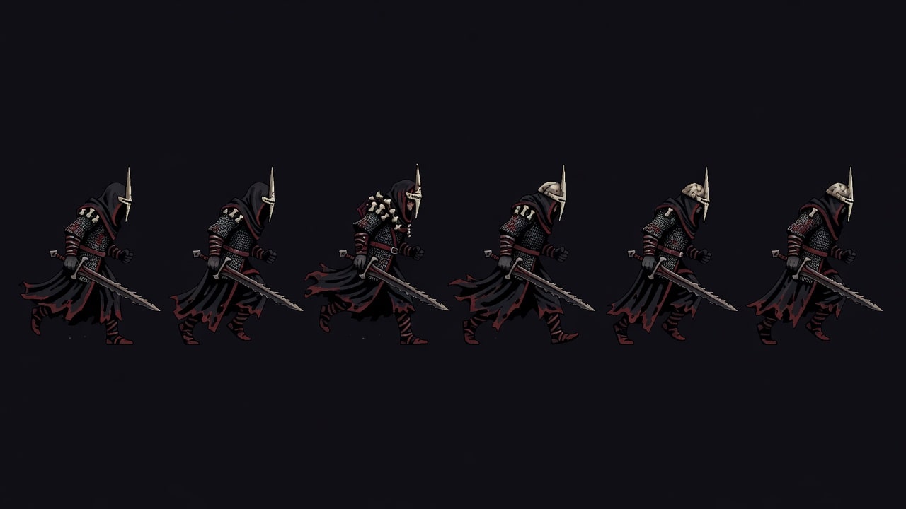 Player Run Animation Spritesheet