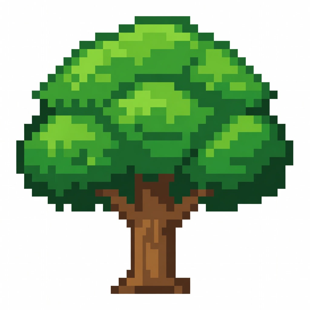 Pixel Broad Tree (1 / 2)