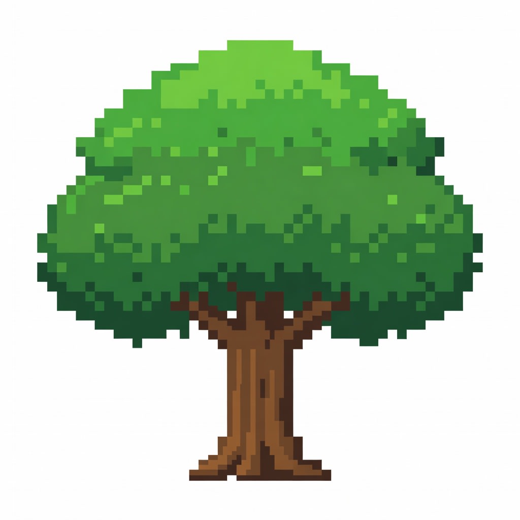 Pixel Broad Tree (2 / 2)