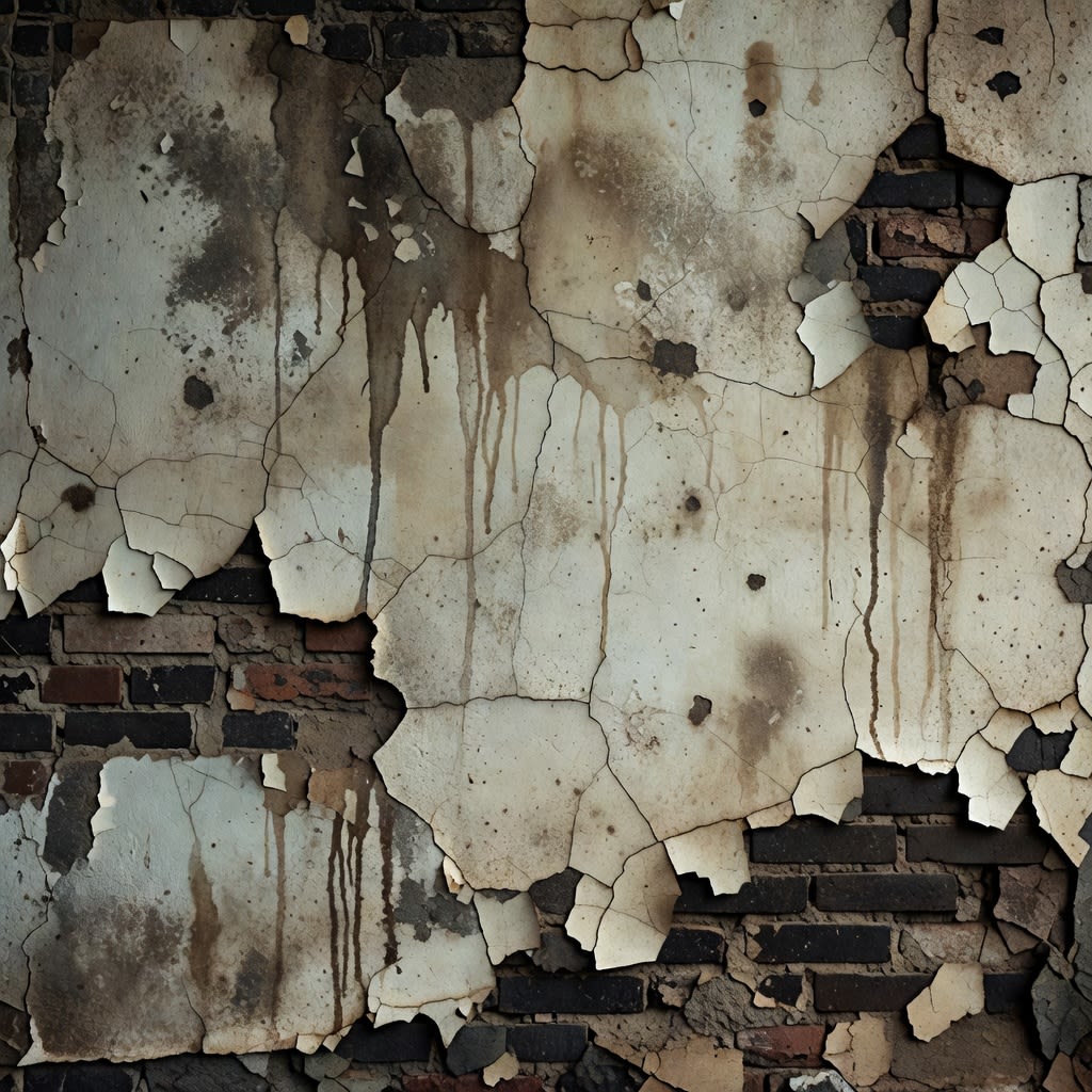 Cracked Peeling Plaster Wall Texture