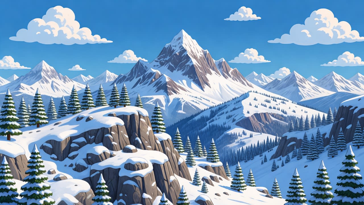 Mountain Map Background