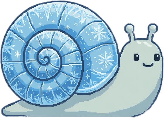 Ice Snail Pixel