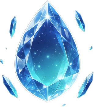Magical Teardrop Crystal