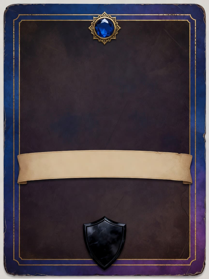 Card Template - Black (Omen)
