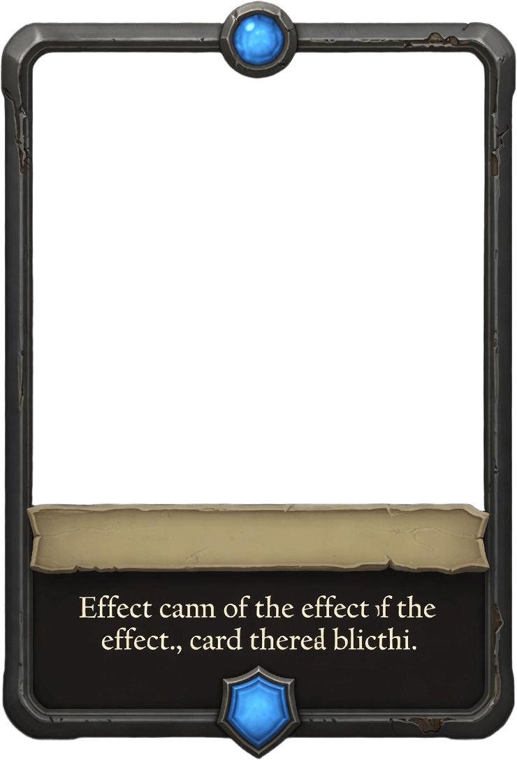 Fantasy Card Template - Vertical