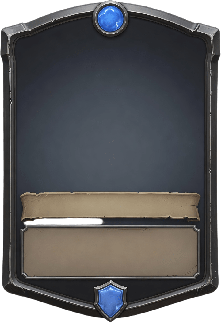 Card Option A - Dark Metallic Shield