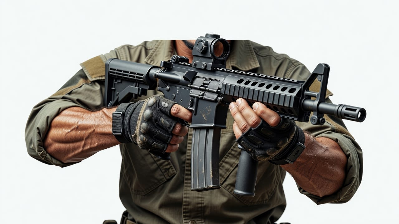 FPS Arms with Rifle