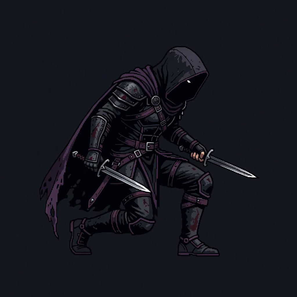 Assassin Pixel Art Variants (1 / 4)