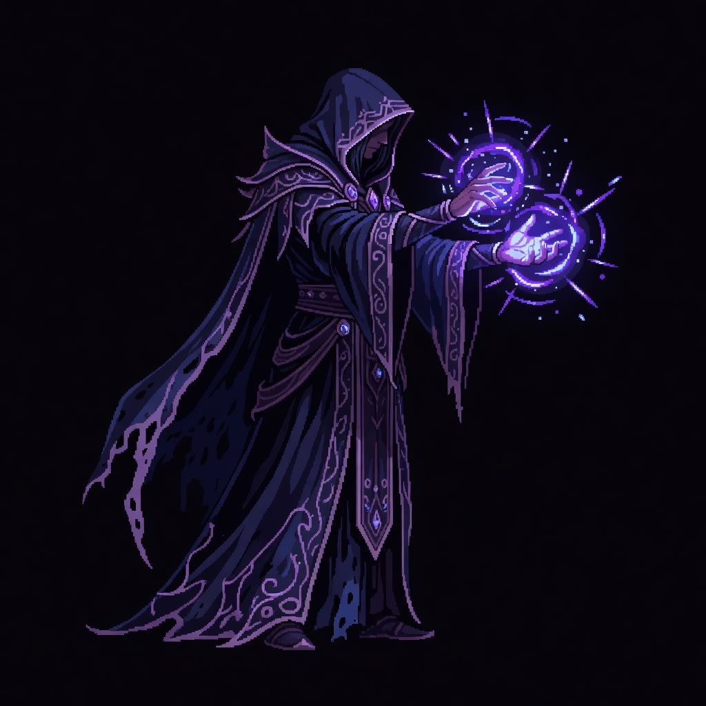 Mage Pixel Art Variants (2 / 4)