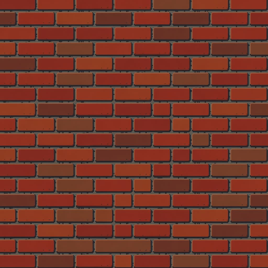 Pixel Brick Wall Texture