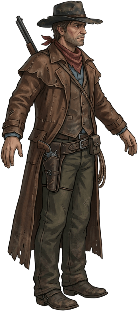 Western Cowboy Character