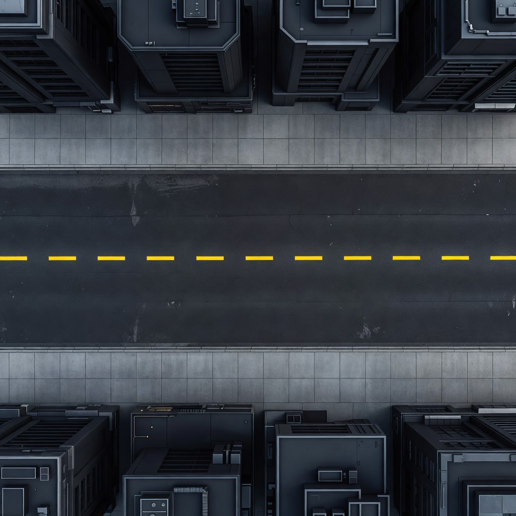 Road Tile - Straight Horizontal