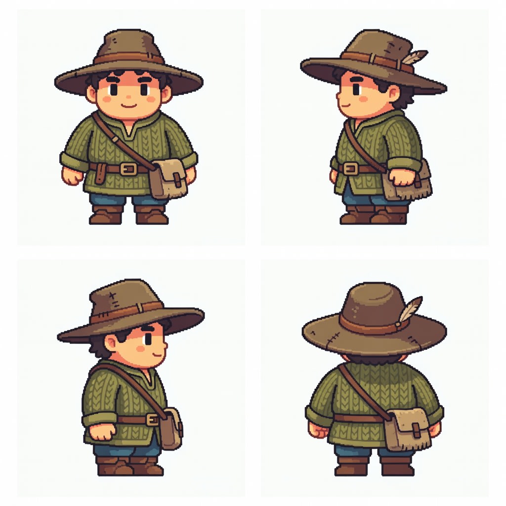 Fantasy Adventurer 4-Directional Spritesheet (2 / 4)