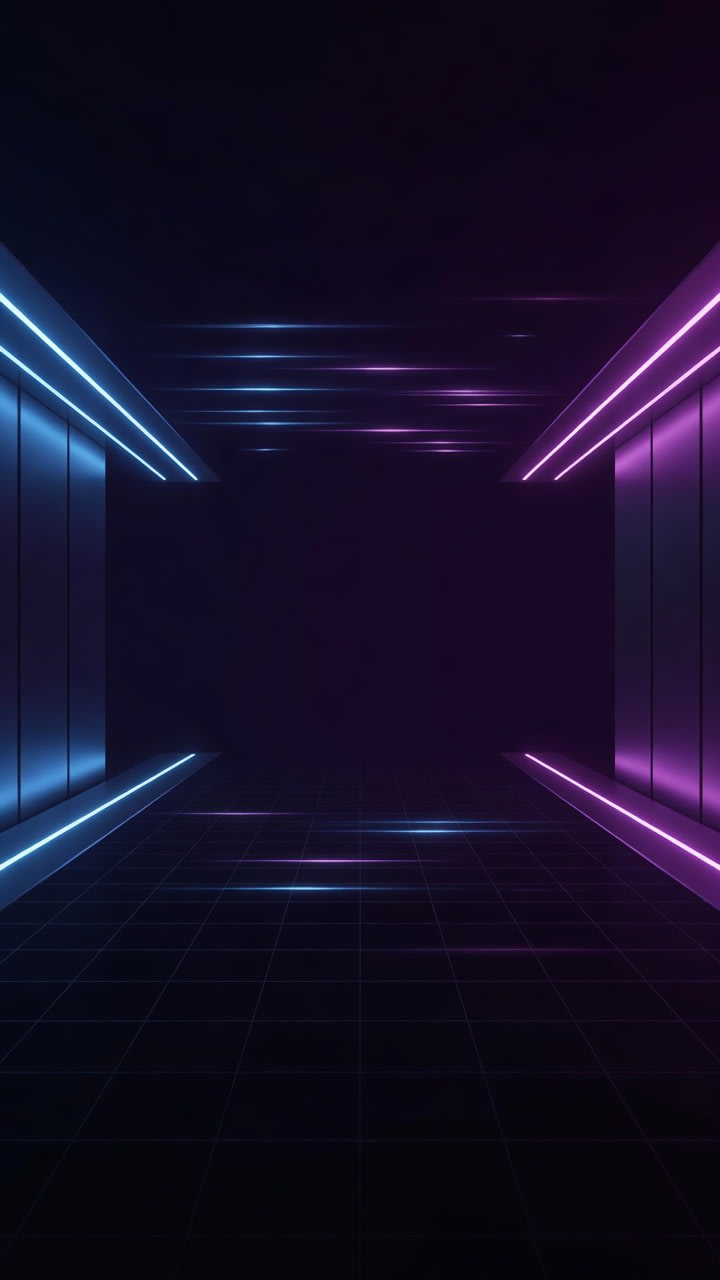 Menu Background - Neon Tunnel (1 / 2)