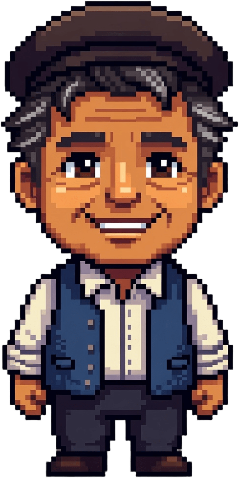 Merchant NPC Pixel Art Sprite