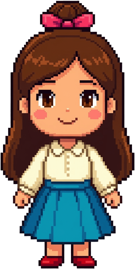 Mei NPC Pixel Art Sprite