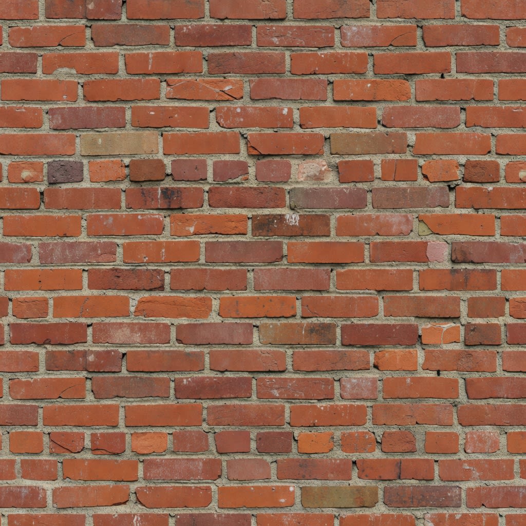 Indian Red Brick Wall