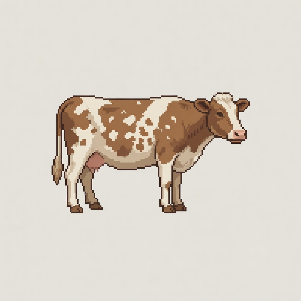 Cow - Pixel Art