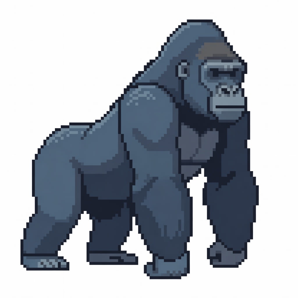 Pixel Gorilla Sprite (2 / 4)