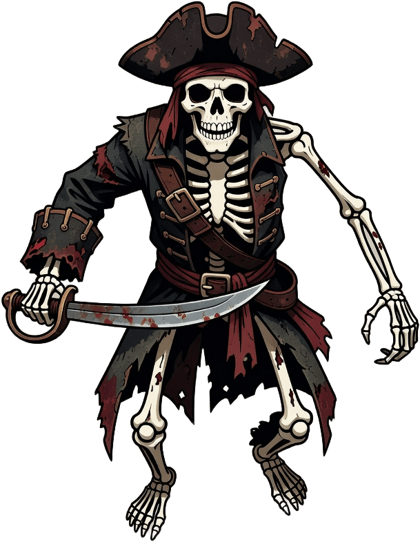 Skeleton Pirate Enemy