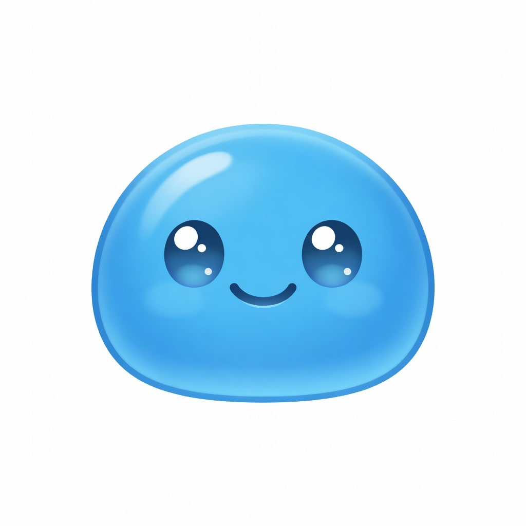 Slime Puro Cyan - Sin Brazos (2 / 4)