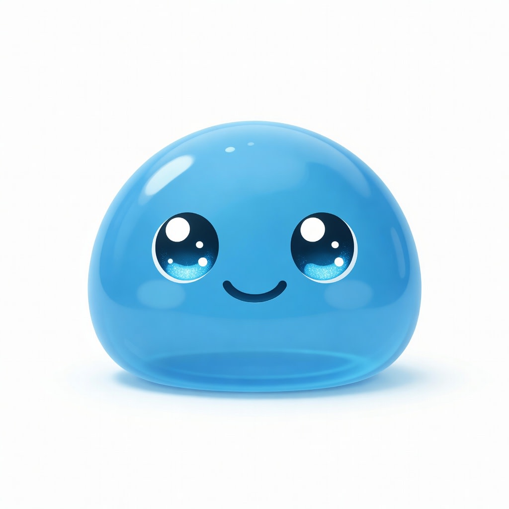 Slime Puro Cyan - Sin Brazos (3 / 4)
