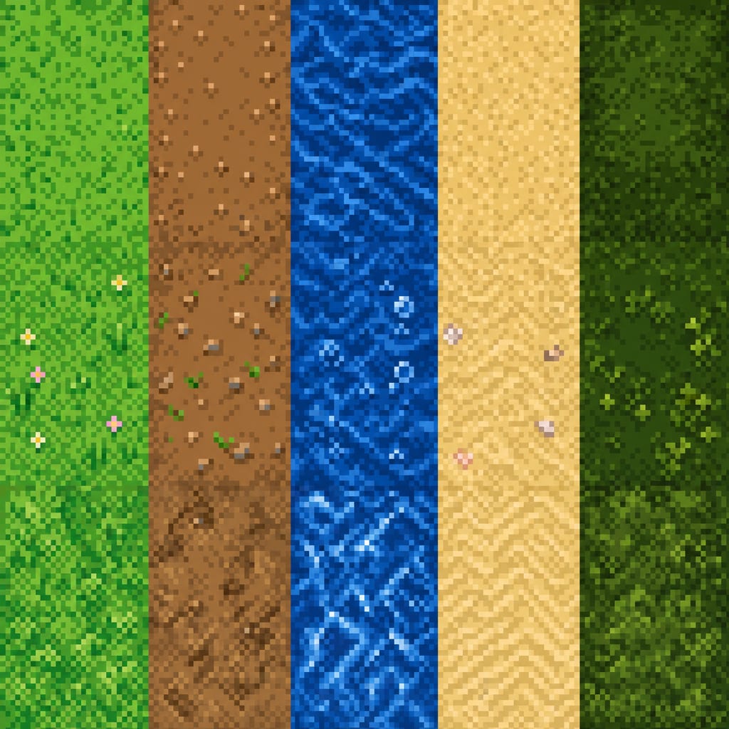 RPG Terrain Tileset 16-bit