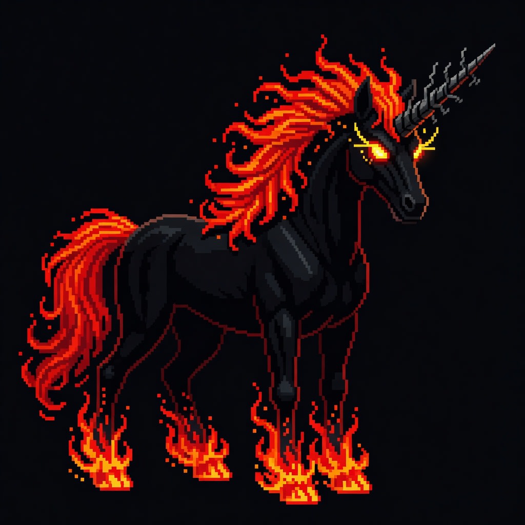 Hell Unicorn Sprite (3 / 4)