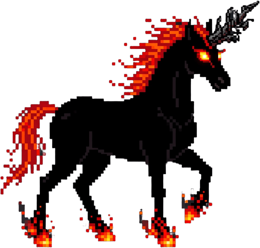 Hell Unicorn Sprite (1 / 4)