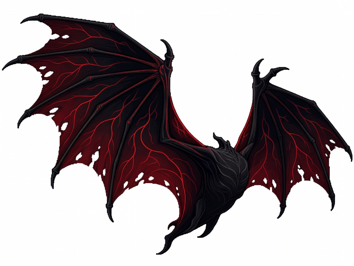 Demon Bat Wings Sprite (2 / 4)