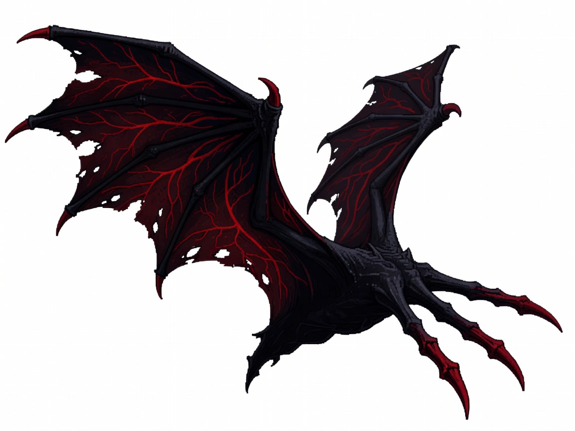 Demon Bat Wings Sprite (3 / 4)