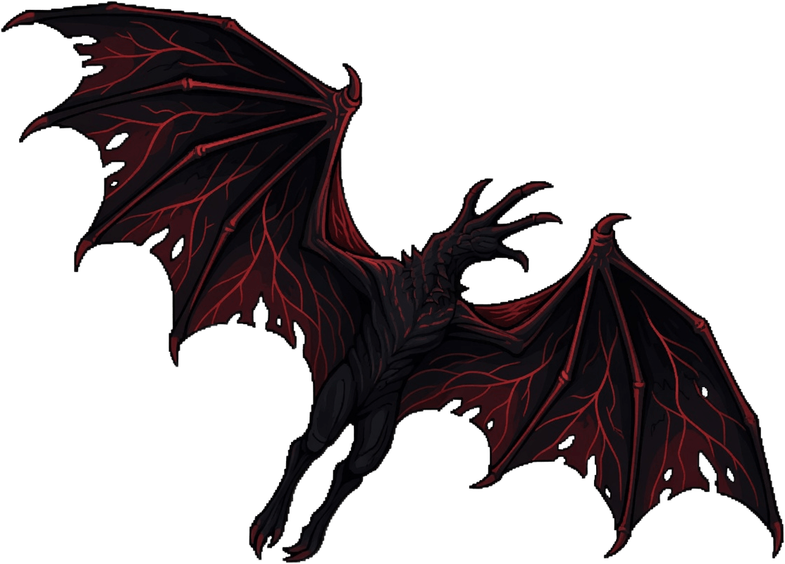 Demon Bat Wings Sprite (1 / 4)