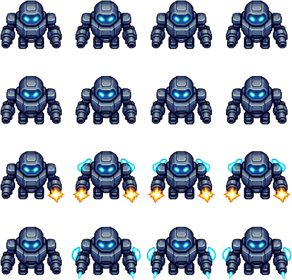 Player Robot Spritesheet