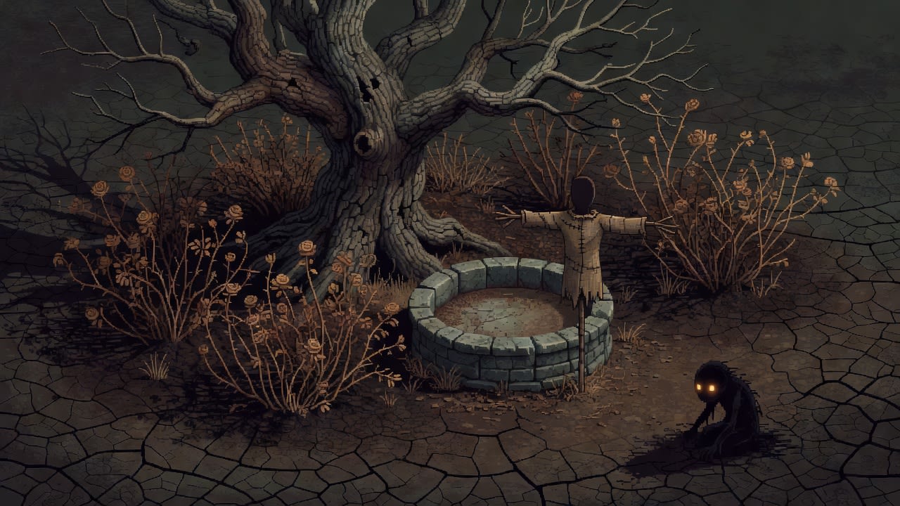 Withered Garden Scene