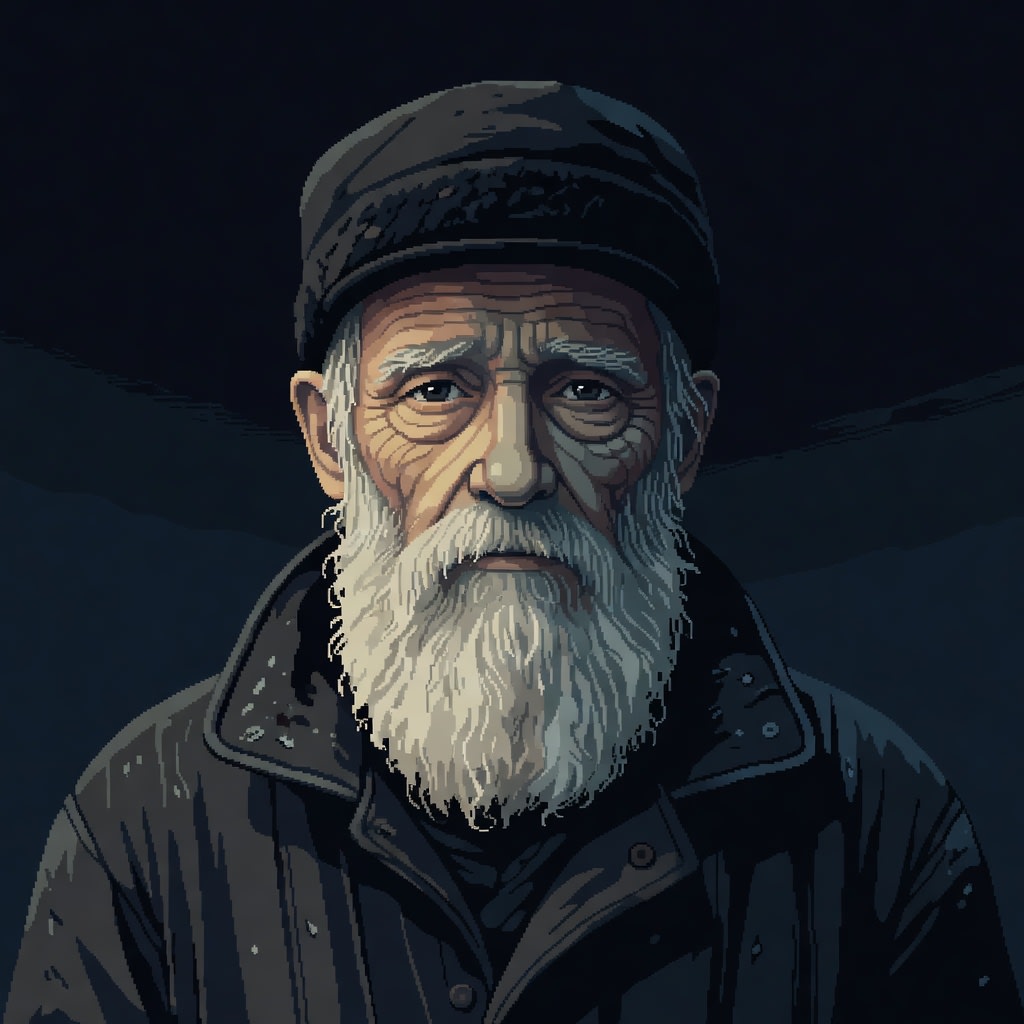 Old Boatmaker Portrait