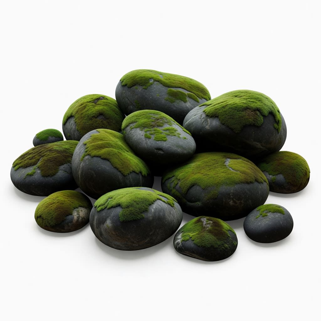 Genesis Green - Moss Rock Cluster