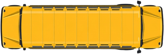 Yellow Bus Top-Down