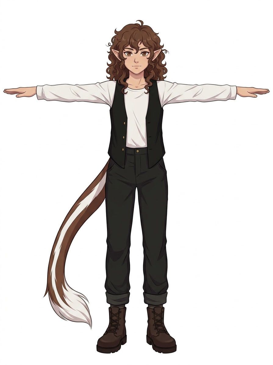 Fantasy Character T-Pose Concept (4 / 4)