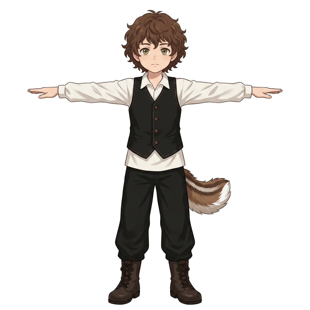 Fantasy Teen Character T-Pose v2 (2 / 4)