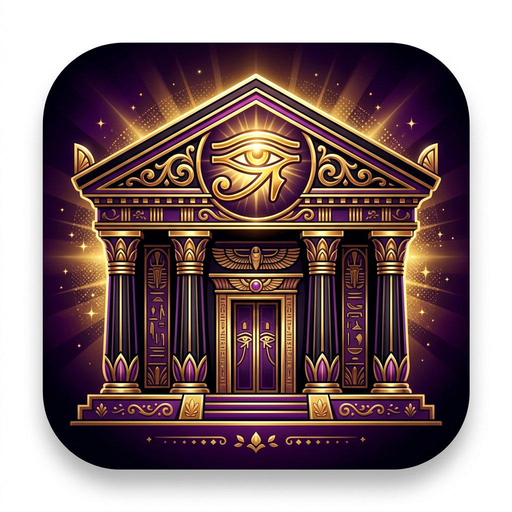 Image: A polished digital painting icon of a small ancien